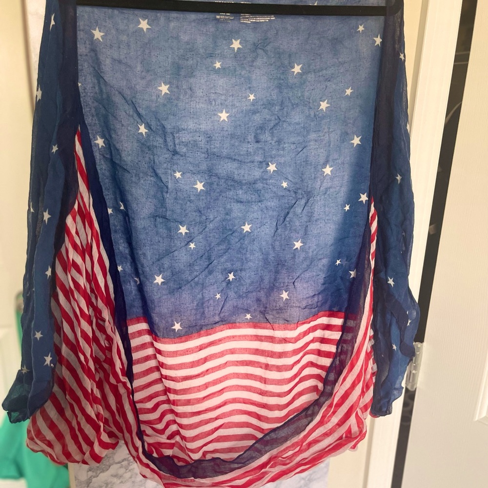 Red, White, and Blue Themed Cover Up
